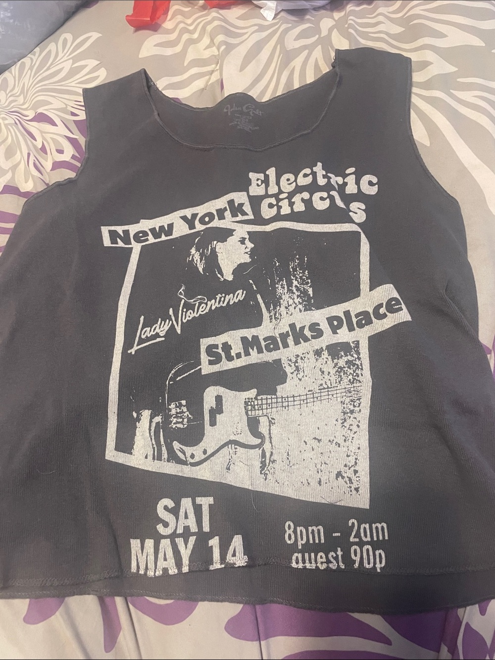 Brandy Mellvile Graphic Tank Top - Black